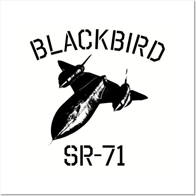 Blackbird SR-71 Spy Plane Wall Art by jutulen